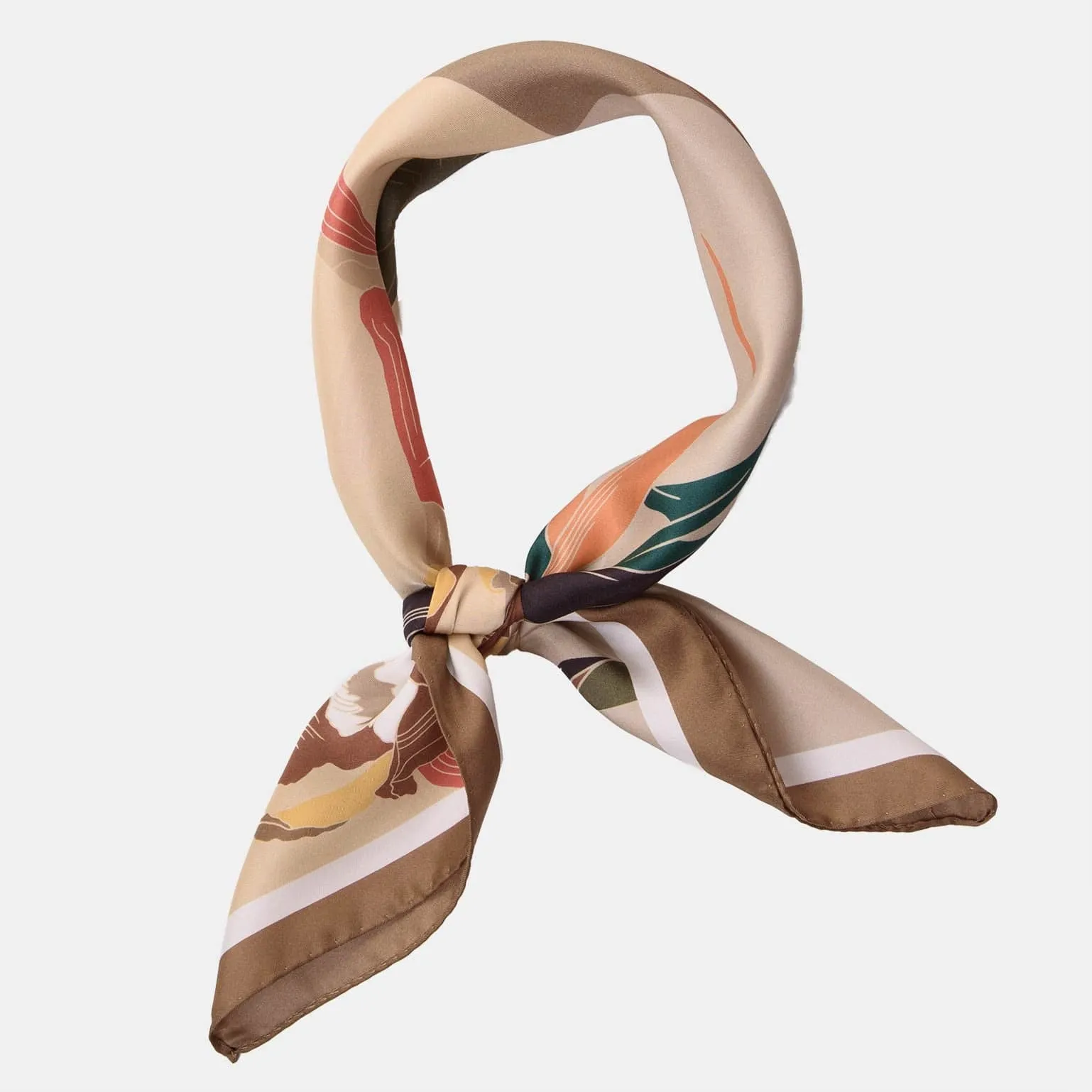 Penelope - Silk Neckerchief - Sand