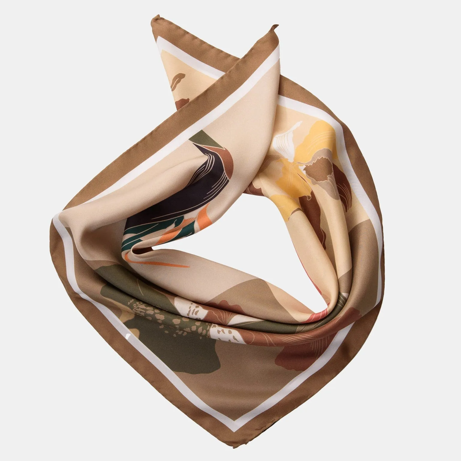 Penelope - Silk Neckerchief - Sand