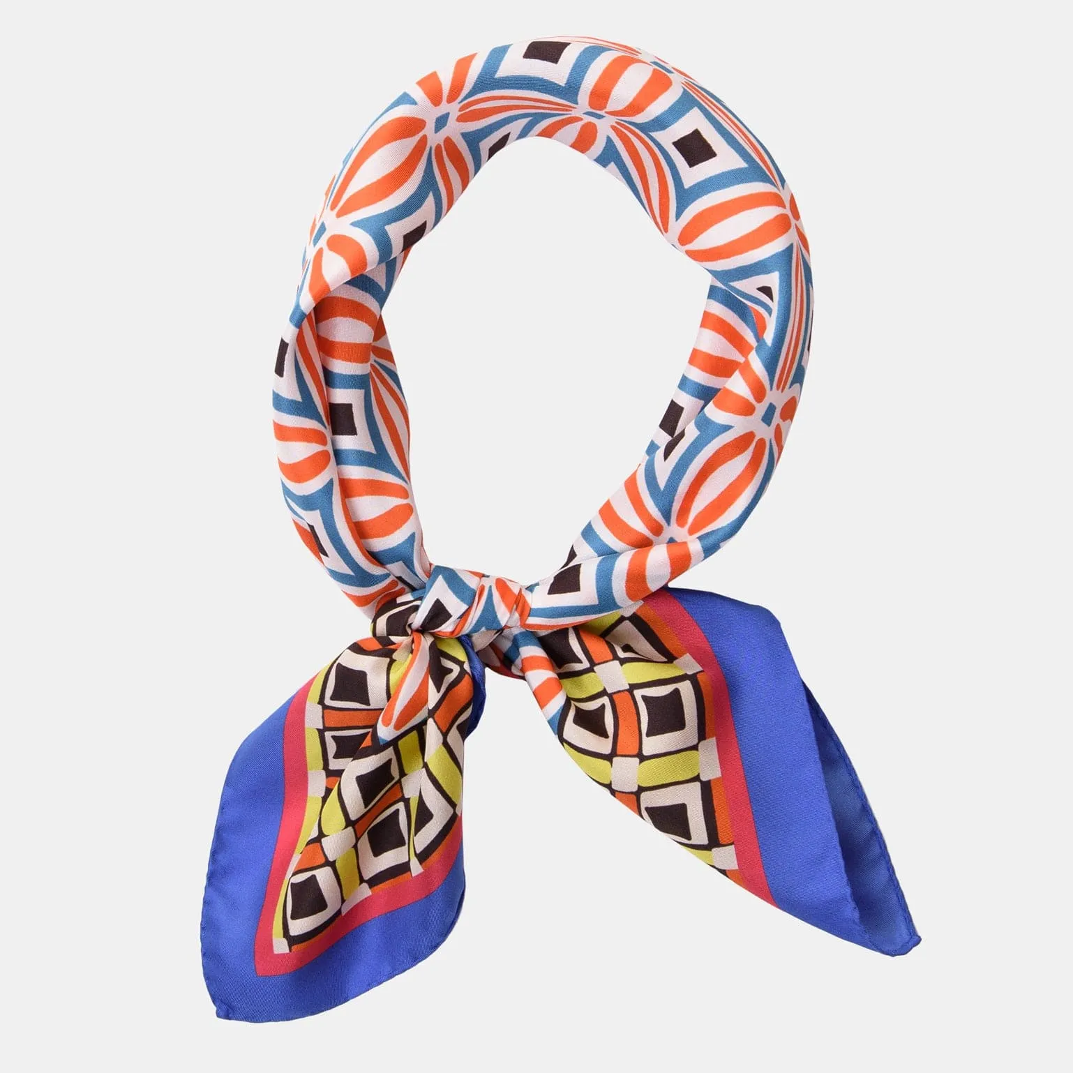 Pescara - Silk Neckerchief - Blue