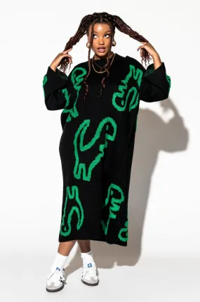 Rawr Means I Love You Oversized Knit Dress *RESTOCKED*