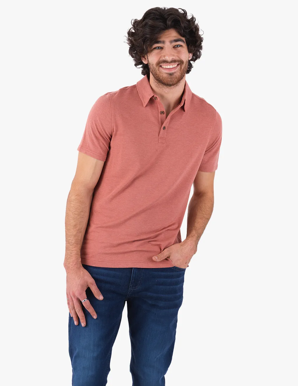 REDWOOD CASHMERE POLO