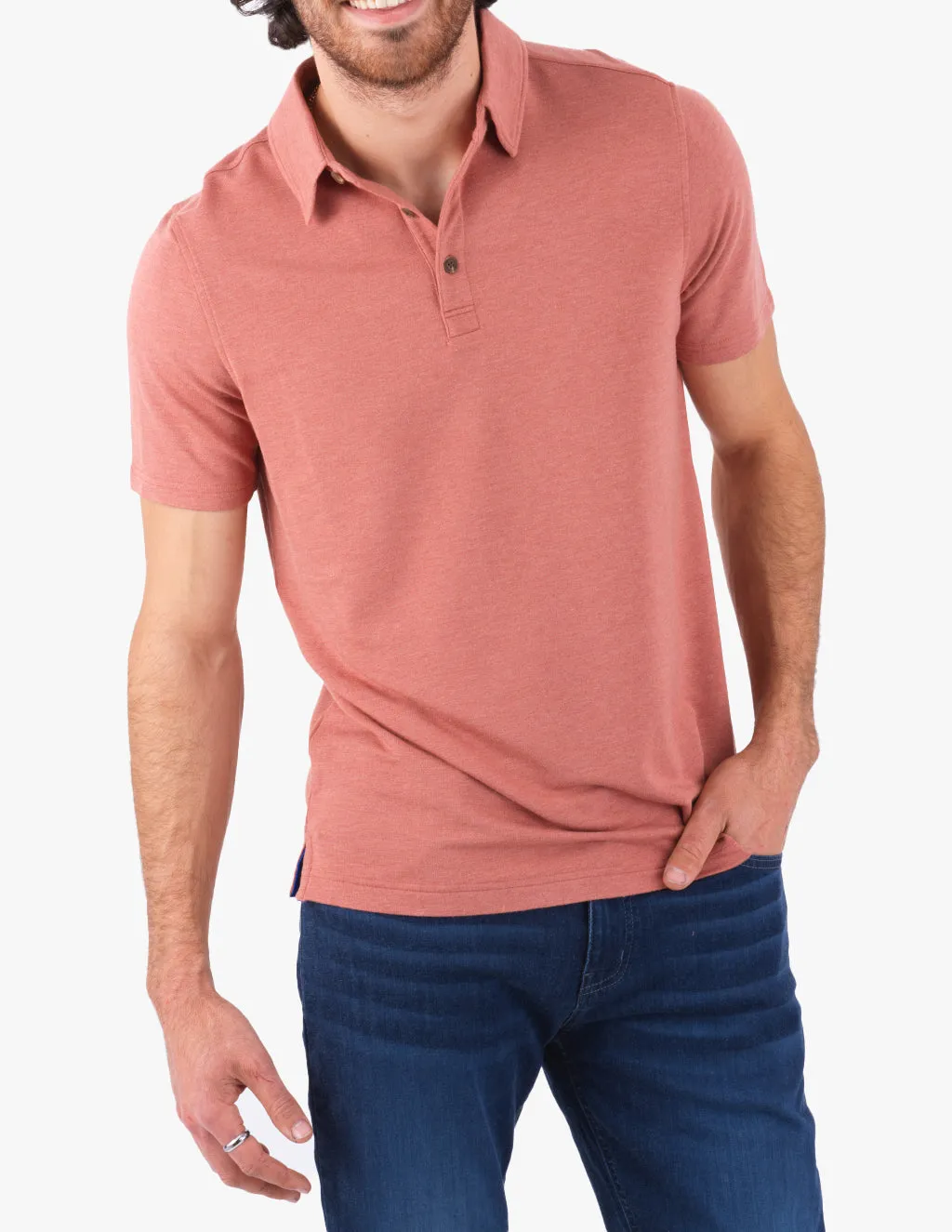 REDWOOD CASHMERE POLO