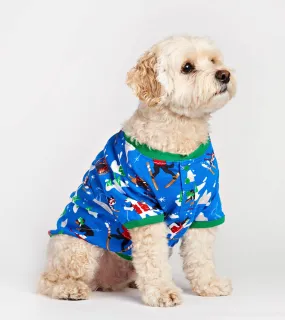 Ski Dogs Blue Dog Pajama - Little Blue House By: Hatley