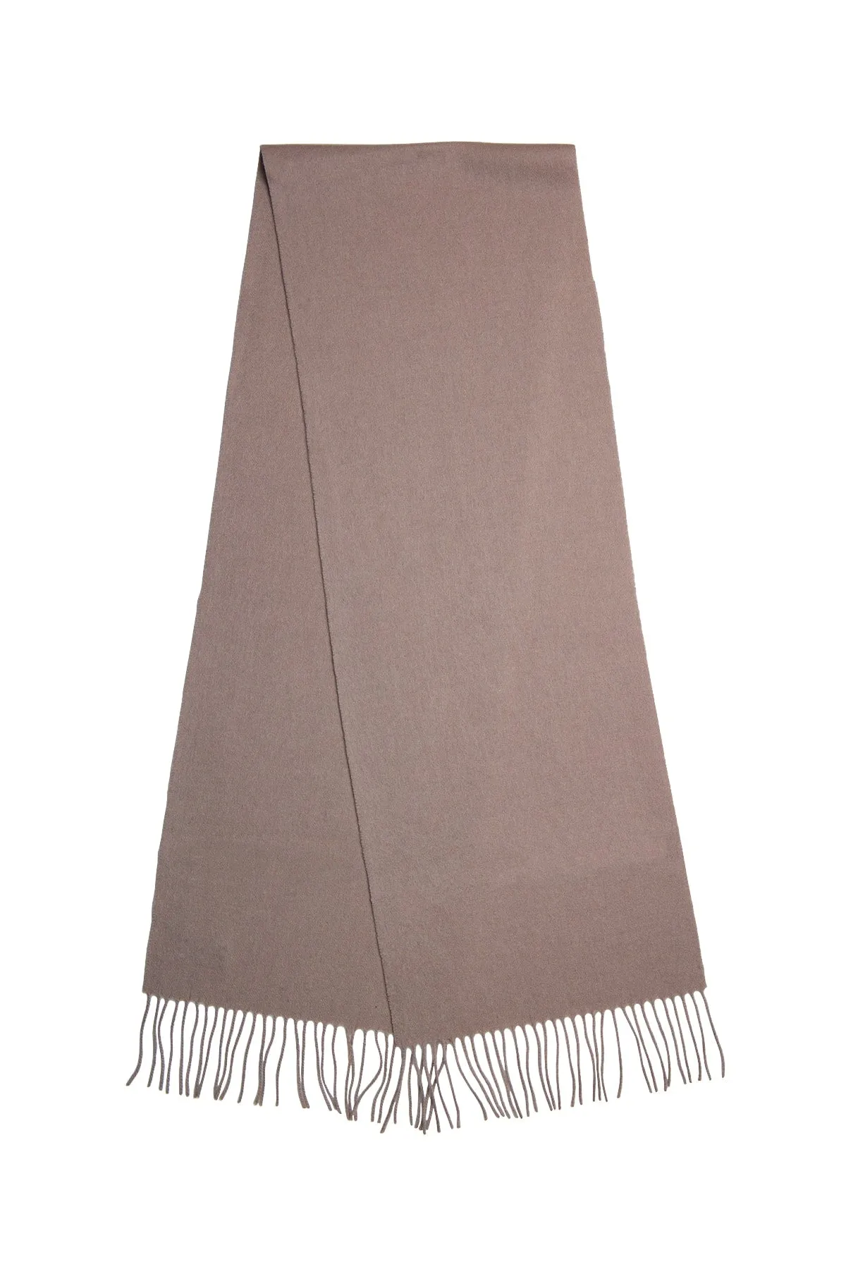 Tarrytown Taupe Solid Wool Scarf