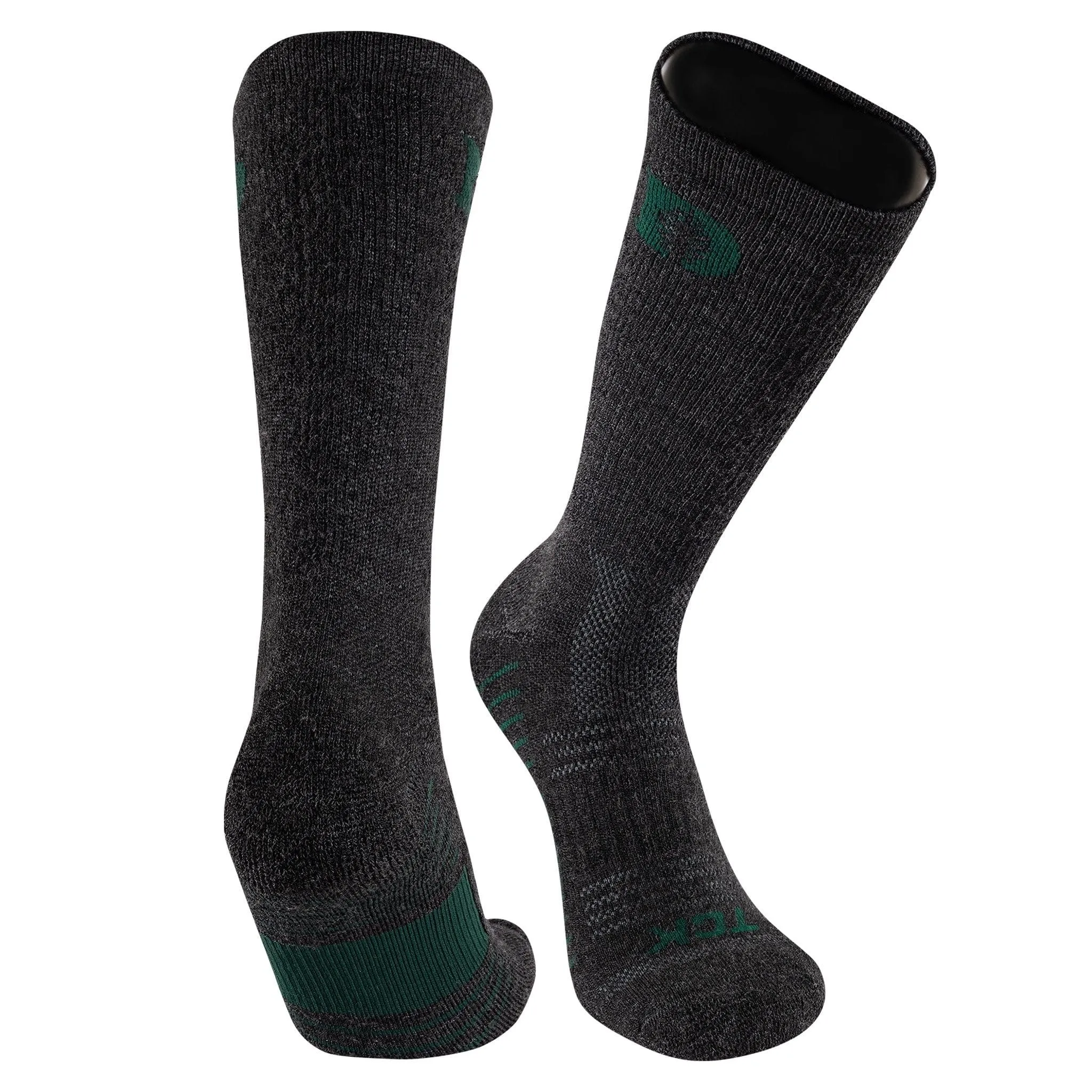 TCK Dartmouth College Socks Big Green - Pure Merino Wool - Far Trek