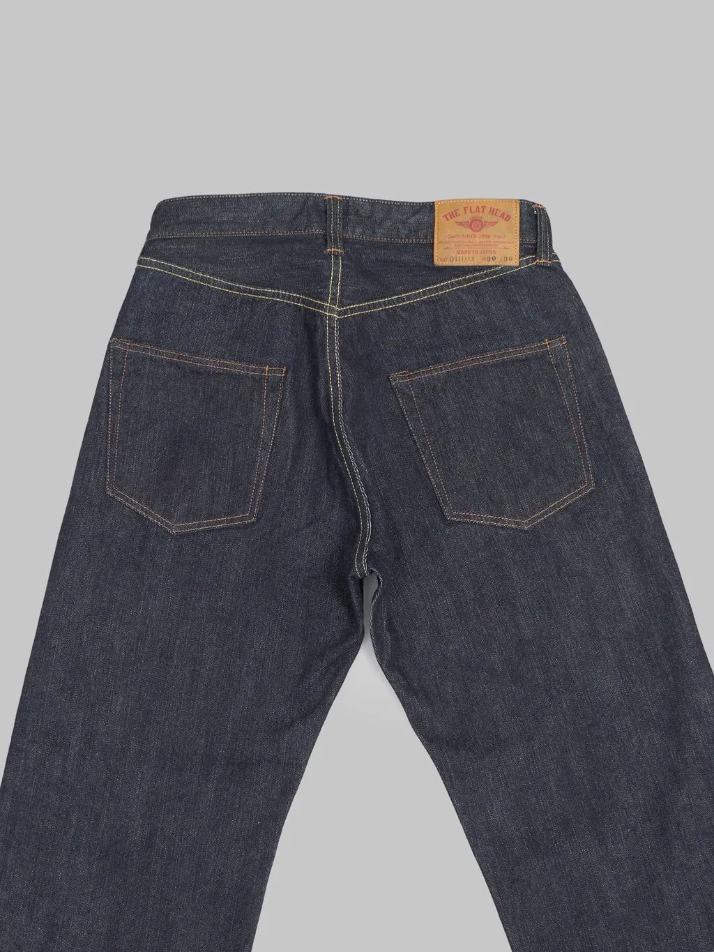 The Flat Head FN-D111 14.5oz Wide Straight Jeans