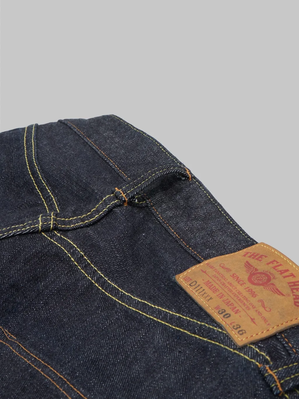 The Flat Head FN-D111 14.5oz Wide Straight Jeans