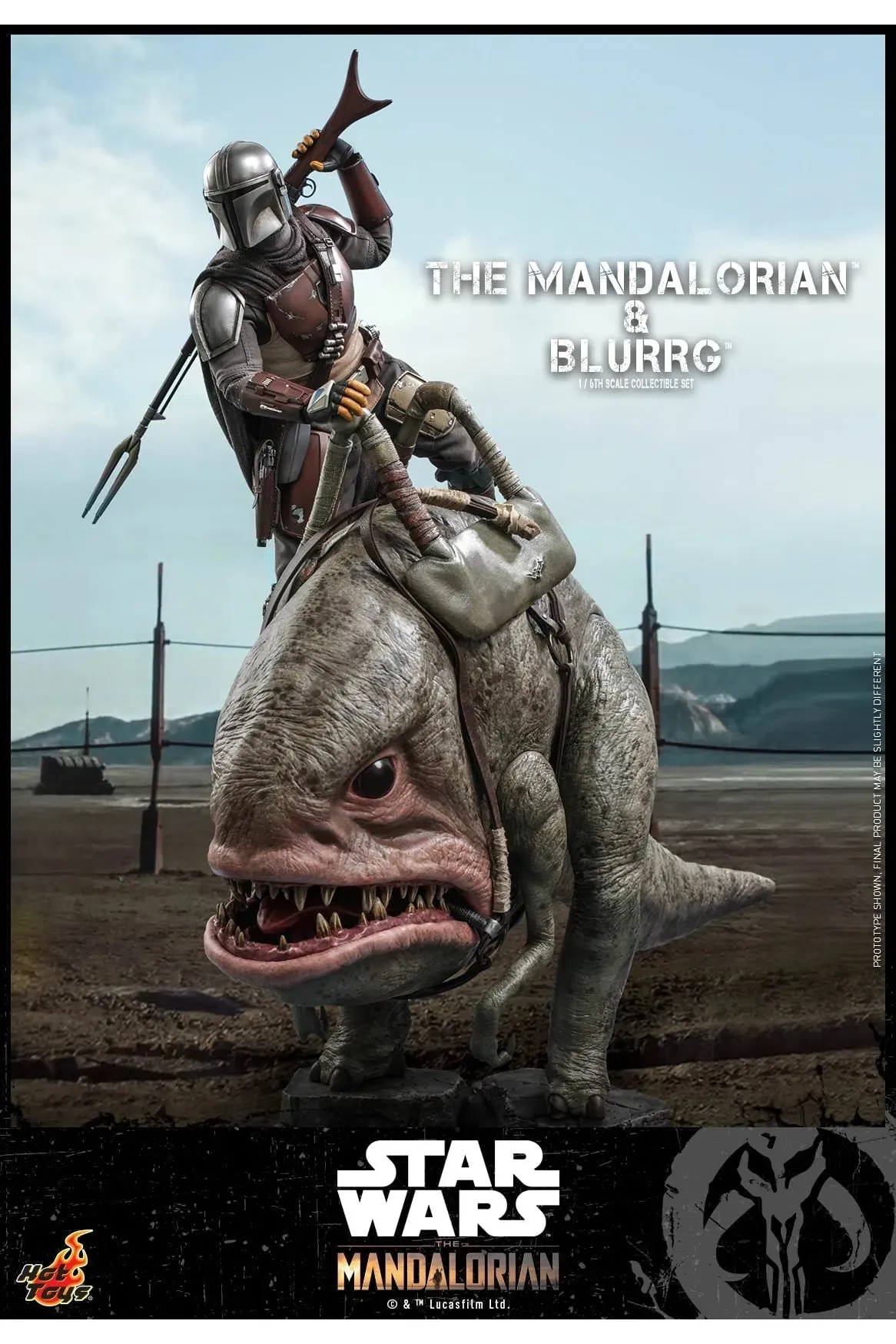 The Mandalorian & Blurrg Set: TMS046: The Mandalorian: Star Wars