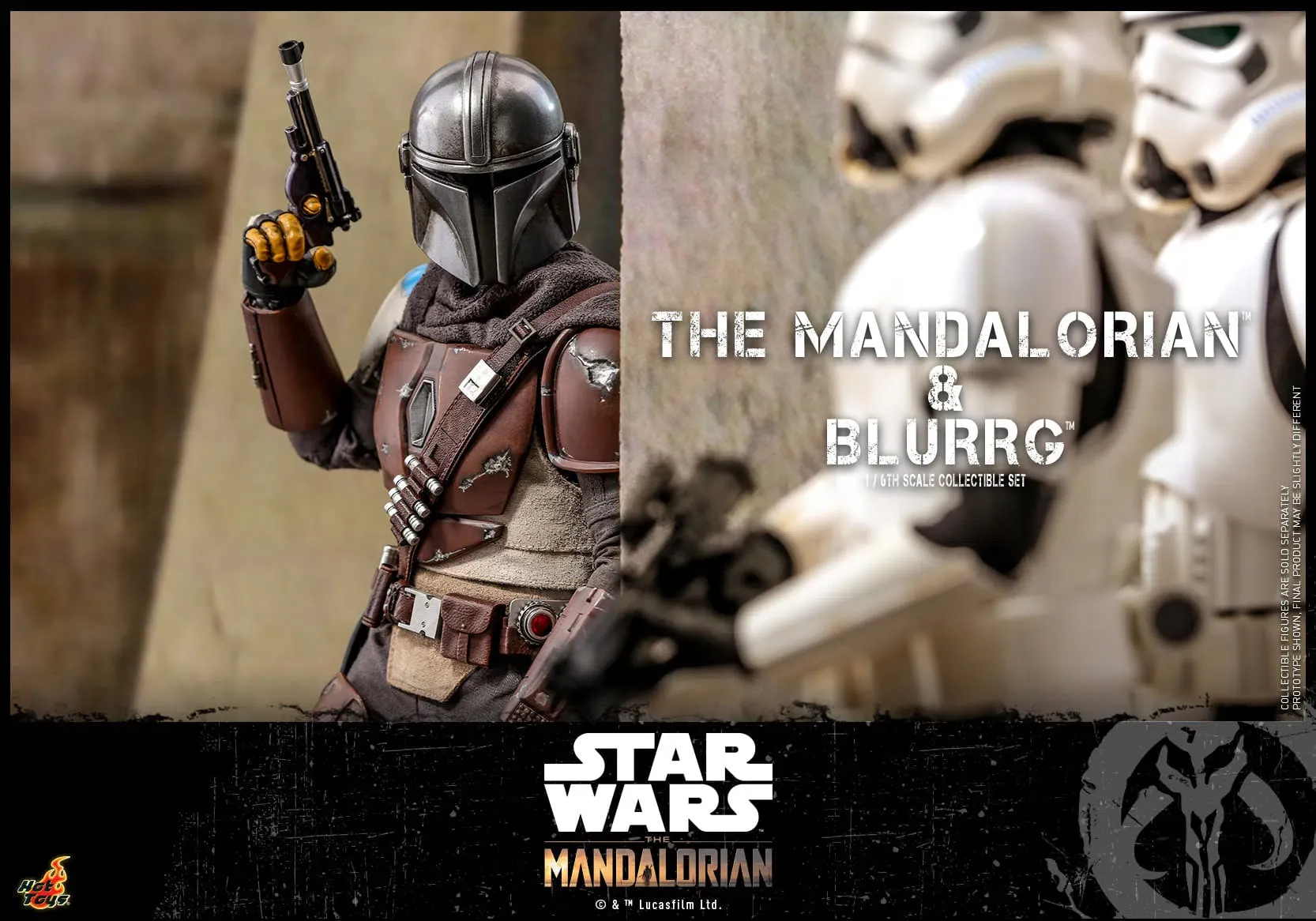 The Mandalorian & Blurrg Set: TMS046: The Mandalorian: Star Wars