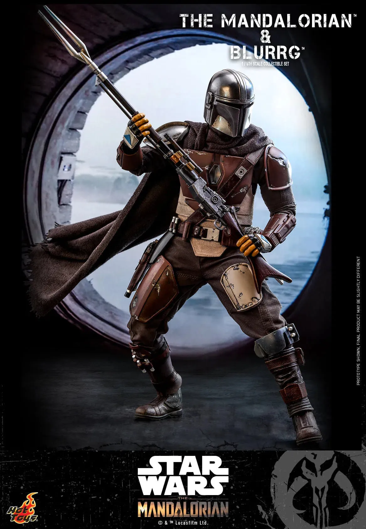 The Mandalorian & Blurrg Set: TMS046: The Mandalorian: Star Wars