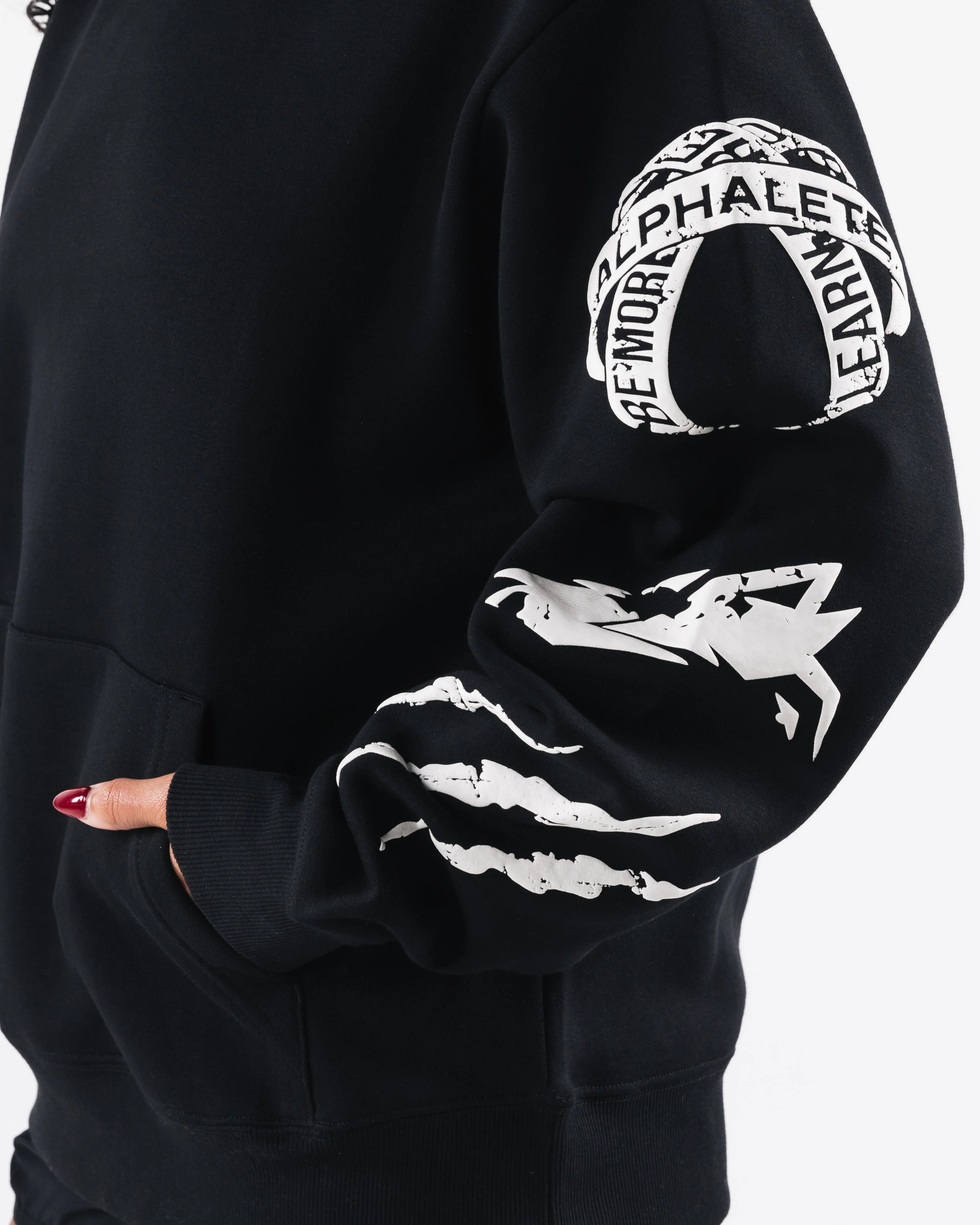 Three Pillar Hoodie - Black