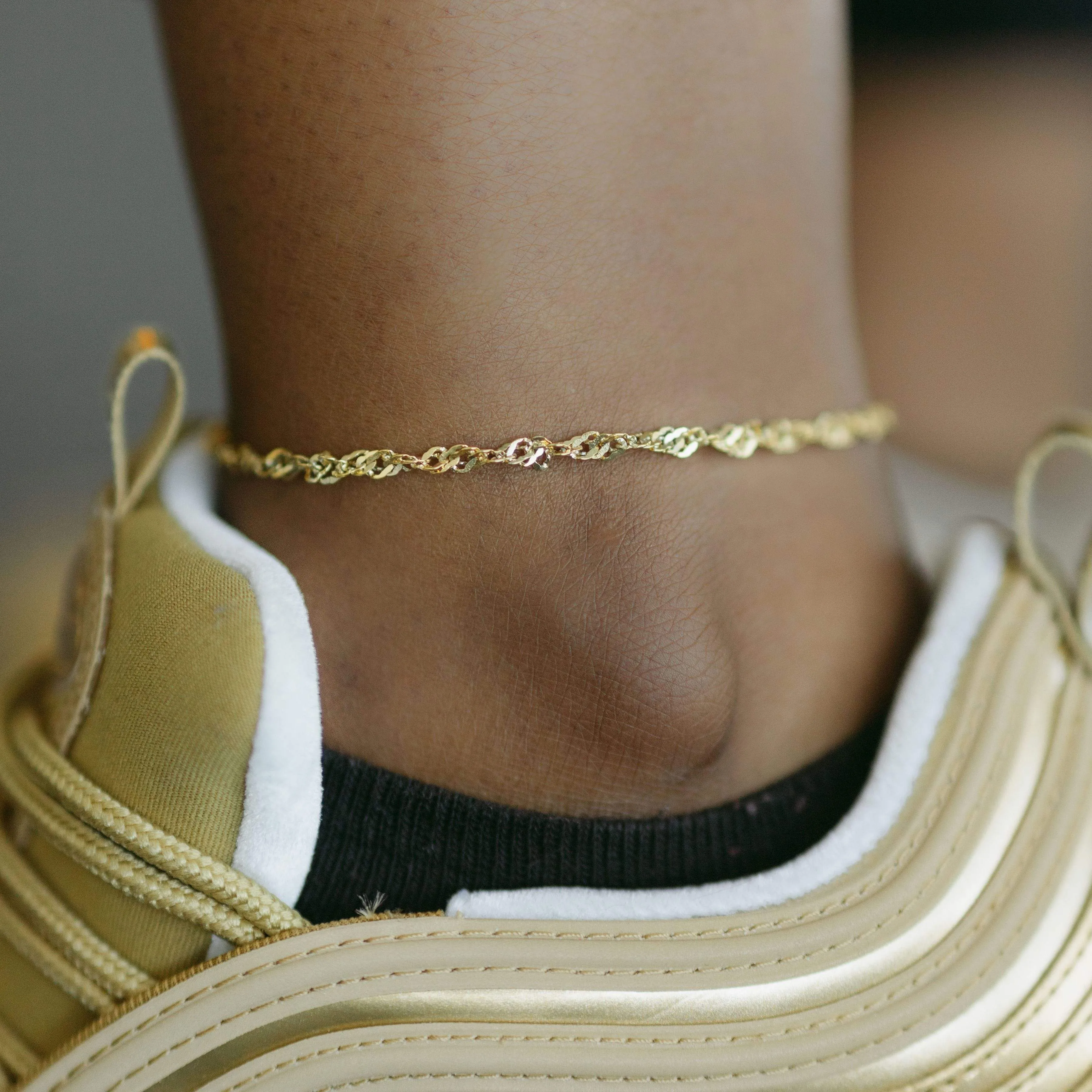 Twisted Chain Anklet