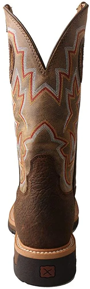 Twisted X Men’s Alloy Toe Lite Western Boots - Casual Boots for Men - Taupe & Bomber, 12 D